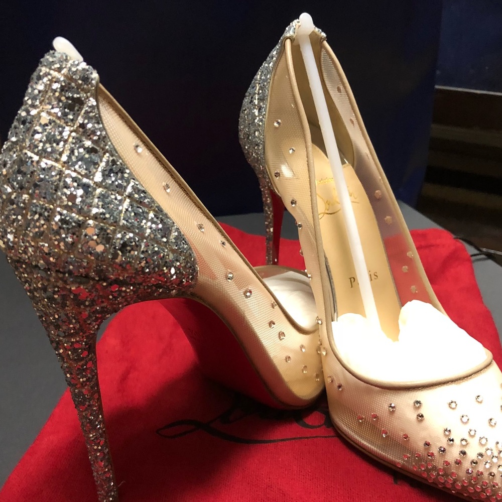 Christian louboutin Follies Strass  NEVER WORN